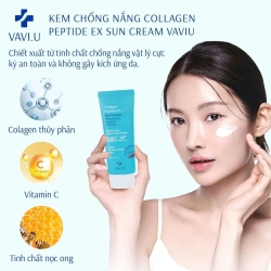 KEM CHỐNG NĂNG COLLAGEN PETIDE EX SUN GREAM VAVIU